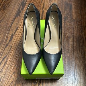 Sam Edelman Black Leather Hazel Pumps 8